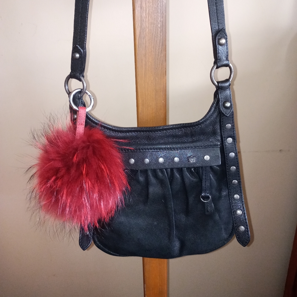 Juicy Couture Black Leather Crossbody bag
